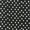 Basic Black-White Famous Designer Blurry Dot Printed Chiffon Fabric By the Yard
